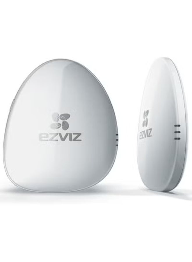 إيزفيز طقم بدء تشغيل نظام الإنذار اللاسلكي EZVIZ BS-113A - نظام أمان منزلي ذكي مزود بمستشعر حركة، ومستشعر للأبواب/النوافذ، وجهاز تحكم عن بعد - لاسلكي بترددات الراديو، 868 ميجاهرتز - Image 3